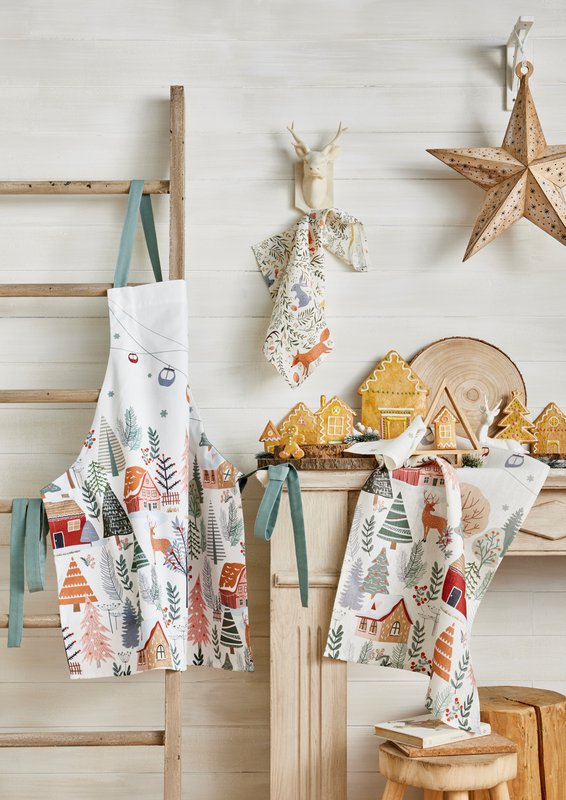 Tea Towel Forêt de Noël