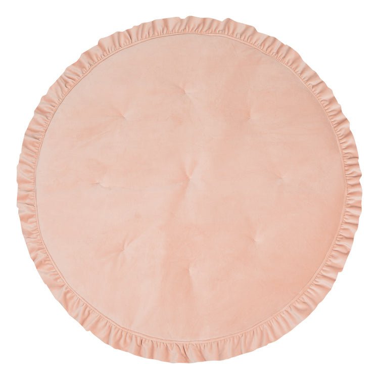 Mata Soft Velvet z Falbanką „Apricot”