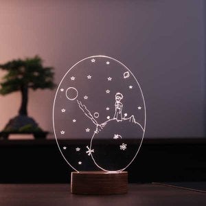 De Kleine Prins Led Tafellamp | Hout