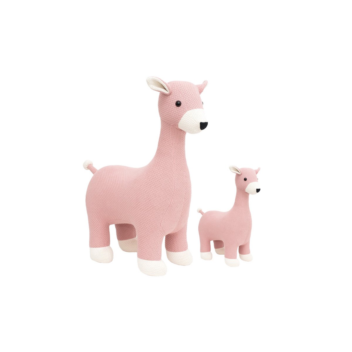 Confezione di peluche cervo 100% cotone rosa