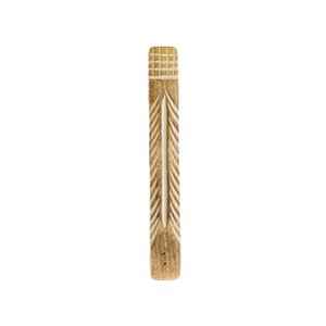Hand Carved Incense Holder With White Details