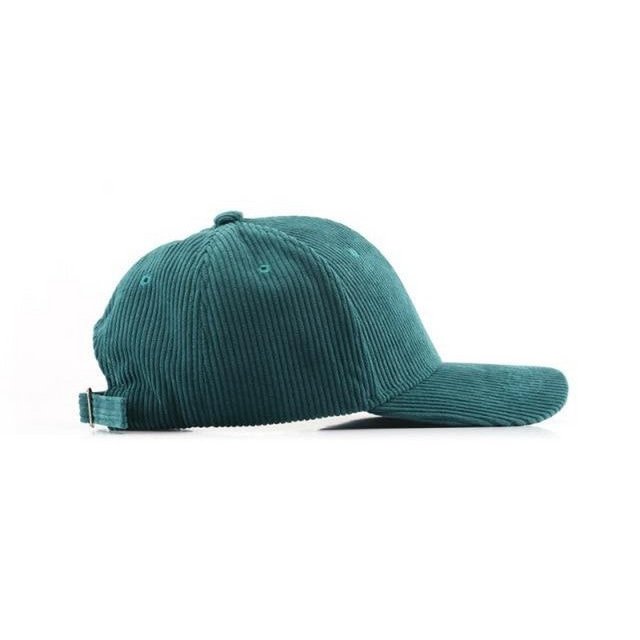 Legend Cap Basic - eindbaas - Corduroy - Ocean Blue