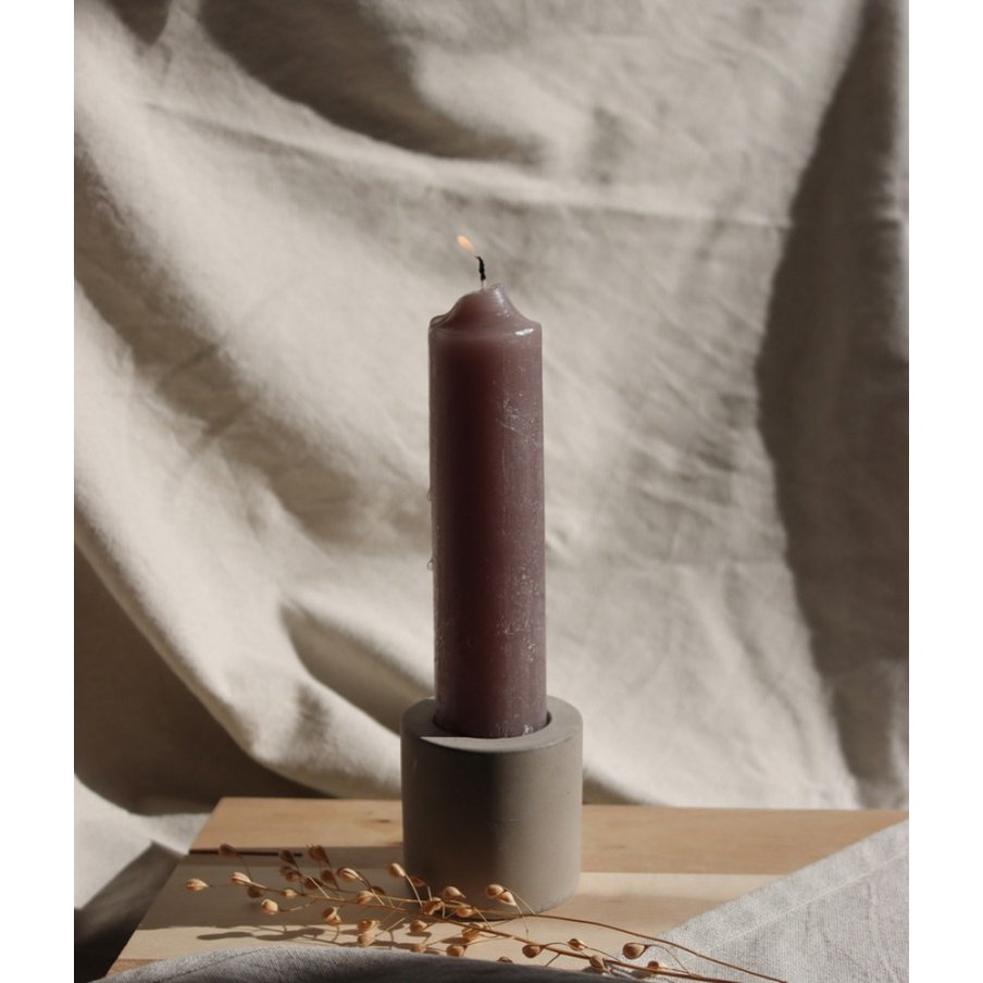 Set de regalo Leeff Big Candles Brian gris topo