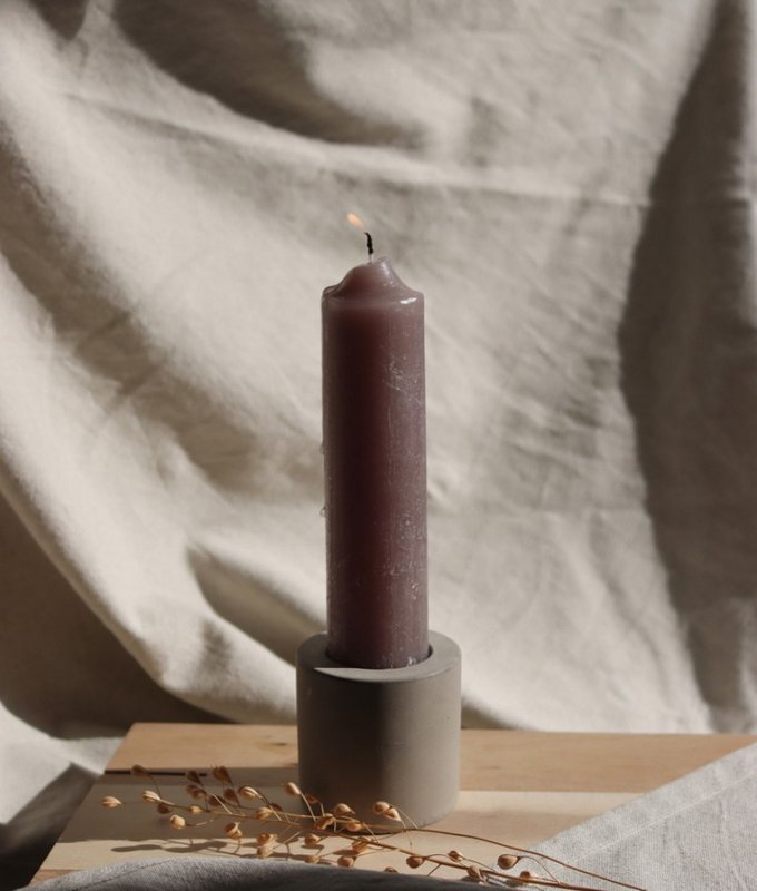 Set de regalo Leeff Big Candles Brian gris topo