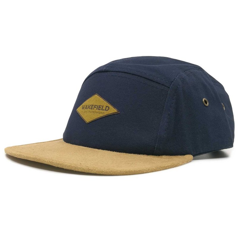 Gorra azul de 5 paneles