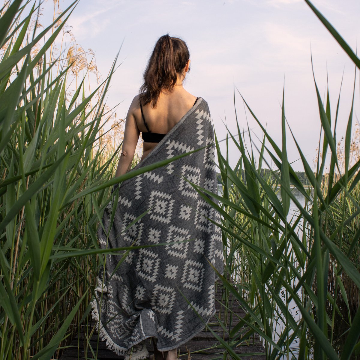 Kilim Gray Handwoven