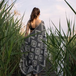 Kilim Gray Handwoven