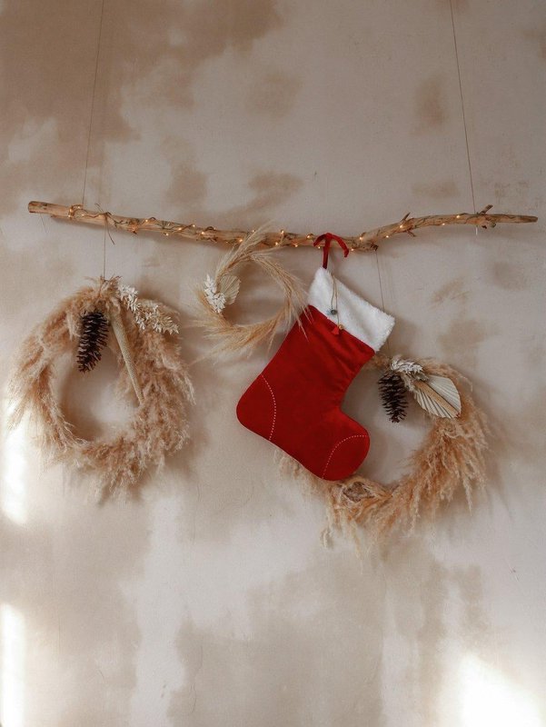 “Red Candy” Christmas Family Stocking, holidays gift