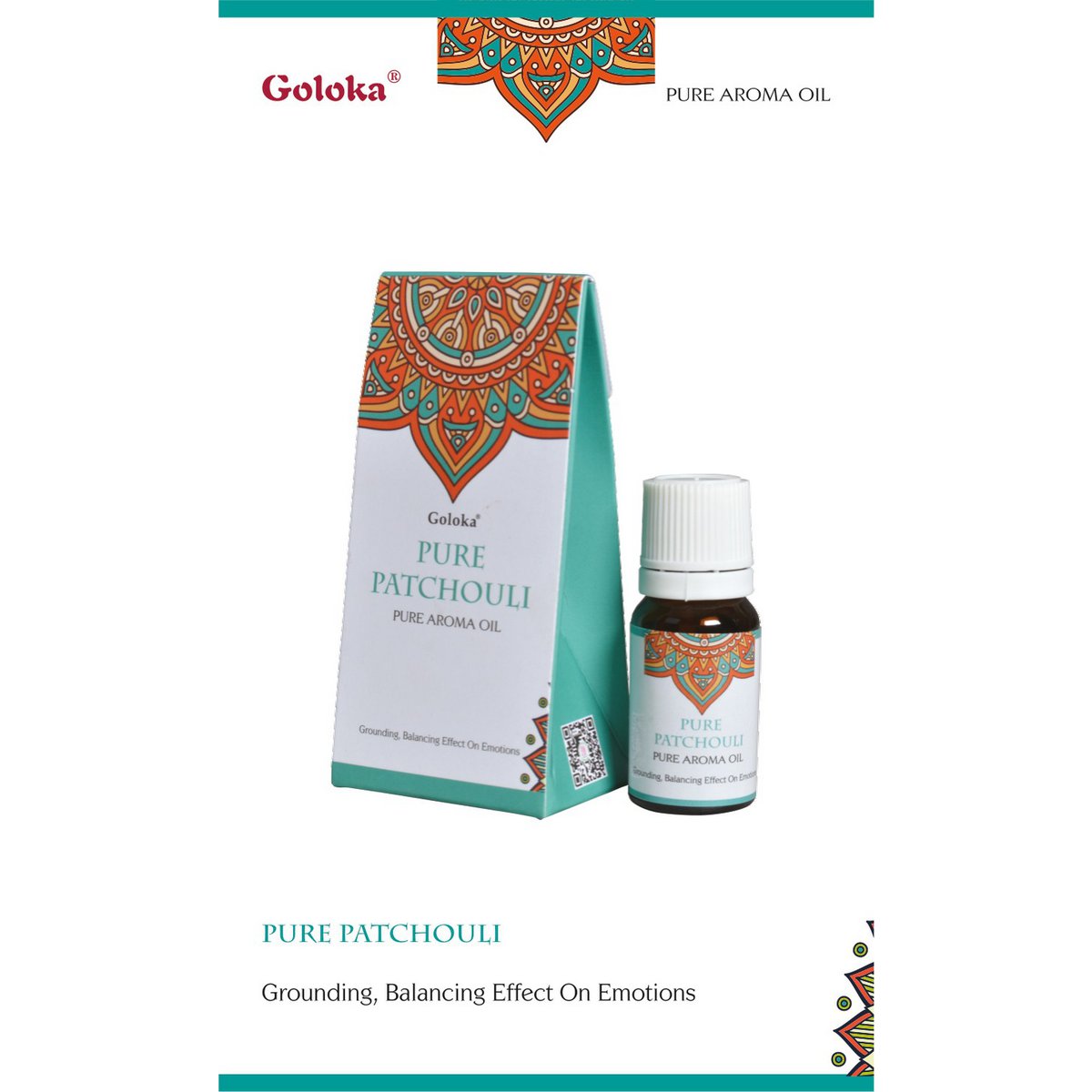 Goloka geurolie Pure Patchouli 10ml