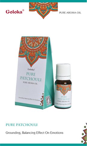 Goloka Fragrance Oil Pure Patchouli 10ml