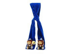 Scarf 'Bay. Plush lion, 140cm