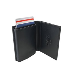 Frank1967 Leather Card Holder - Luxury Men's Wallet - Thin & Elegant - Black