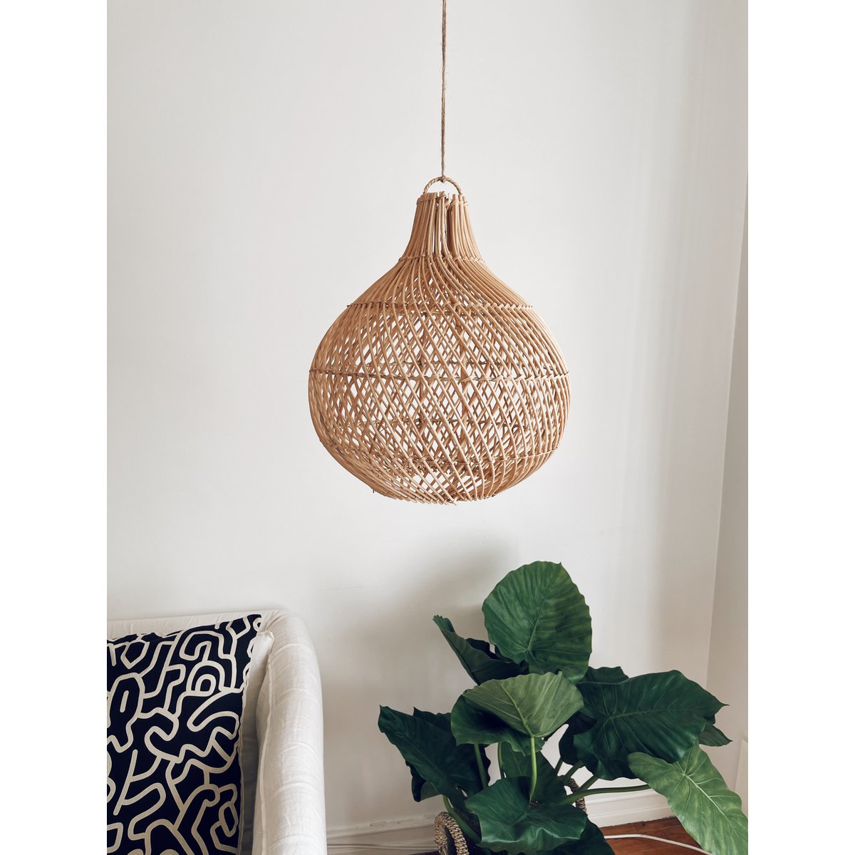 Mandala Lampshade Natural Cross