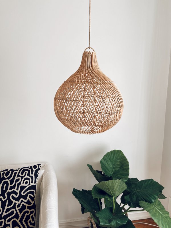 Mandala Lampshade Natural Cross