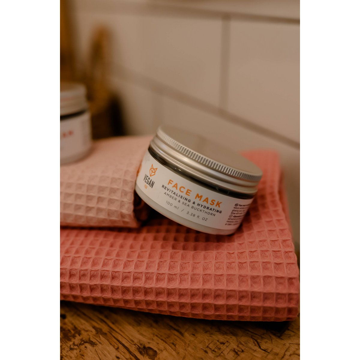 Mascarilla facial revitalizante e hidratante
