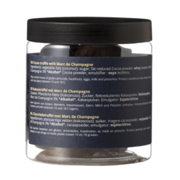 Champagner - Neujahrs-Schokoladentrüffel - Geschenkglas 130g