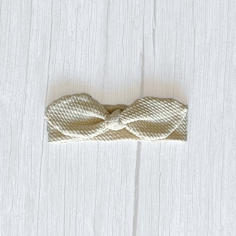 Bandeau à boutons Wavy Naturel