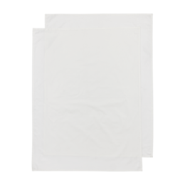 Soft, off-white baby sheets in a 2-pack, suitable for cribs. Made of high-quality materials for comfort and durability.