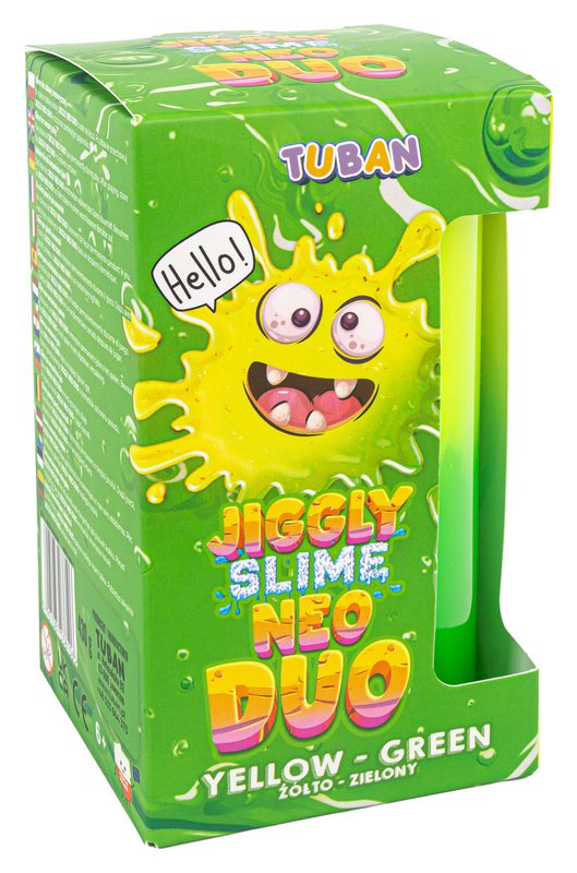 Tuban Slime - Jiggly Slime - Neo Duo - Geel En Groen 430g