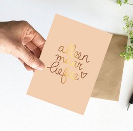 Kaart | Met goudfolie | Alleen maar liefde