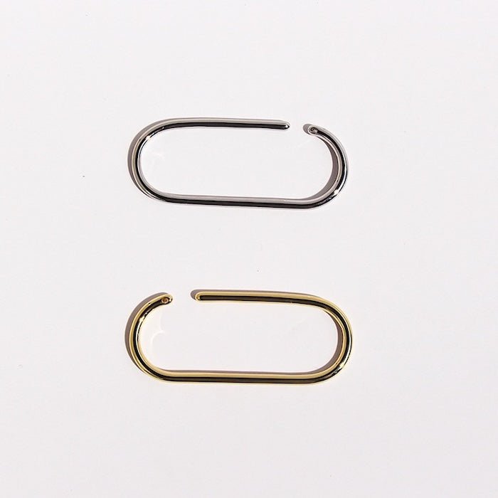 Polsino auricolare minimalista a forma di U: pezzo unico