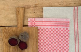 Strofinaccio in mezzo lino "CHESBOARD"