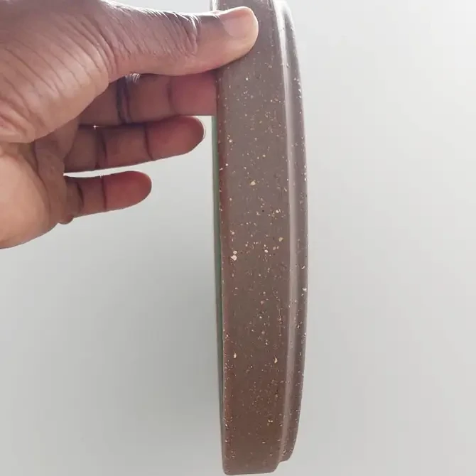 CERAMIC EDGE PLATE - HANDMADE - 100% ARTISANAL