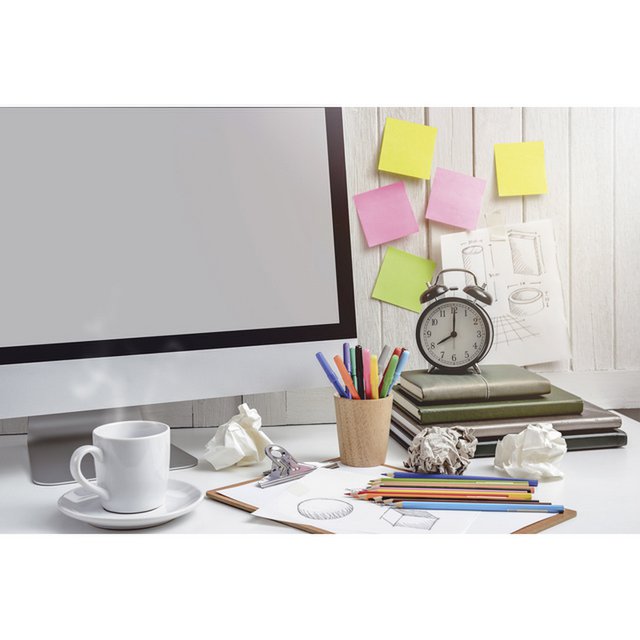 PowerNotes Info Notes 75x75mm ass. bright color block of 320 sheets