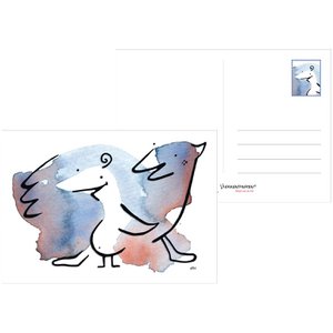 Vrolijke vogels kaart