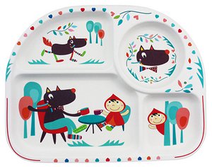 Compartment plate Louloup Mat