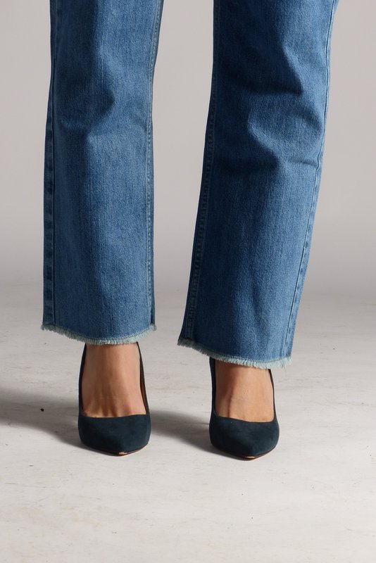 Flare Jeans - Høj talje - løse jeans