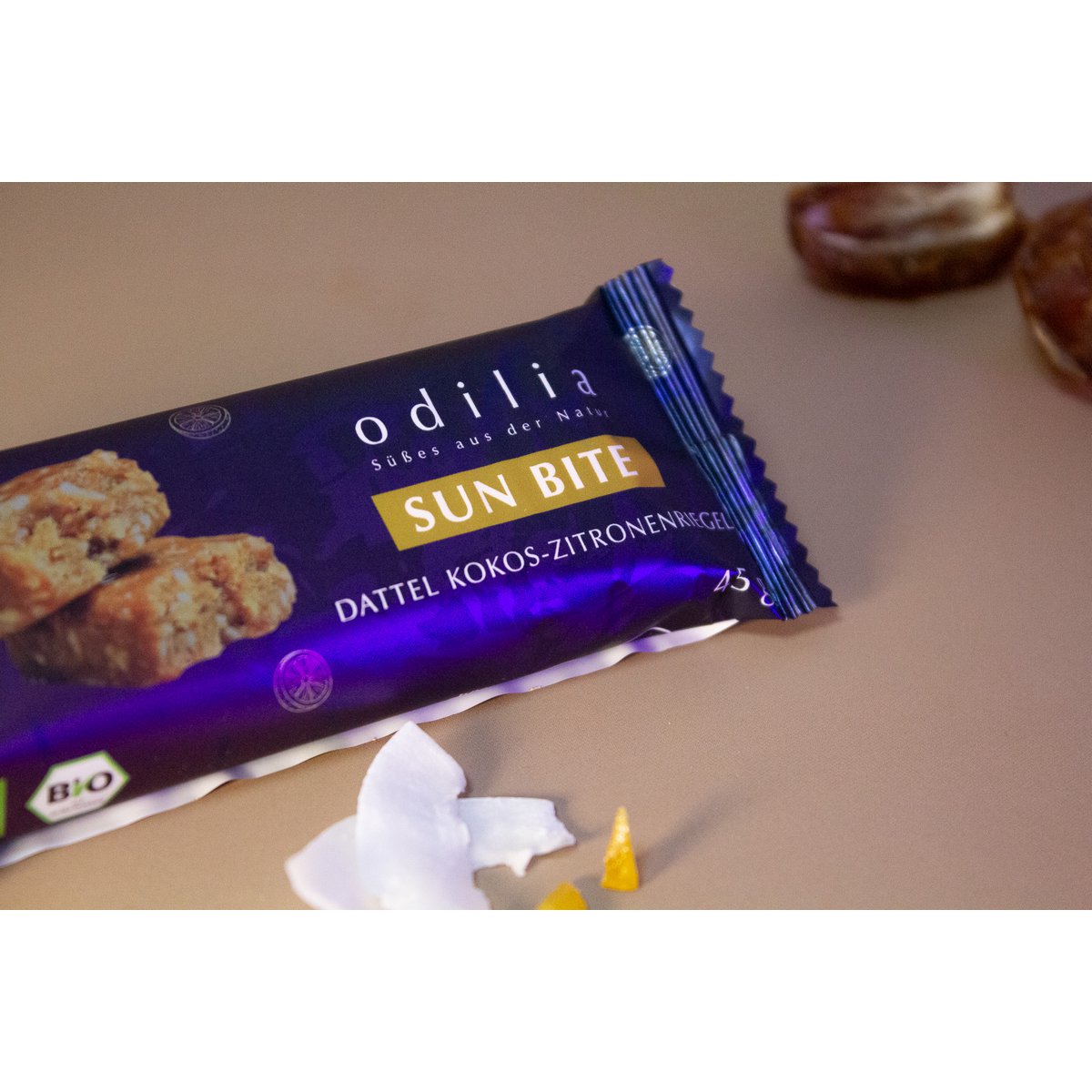 SunBite Biologische dadel-kokos-citroenreep