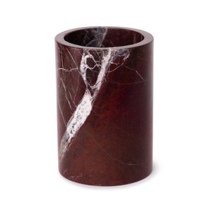 Marble vase/wine cooler red Ø12x18cm