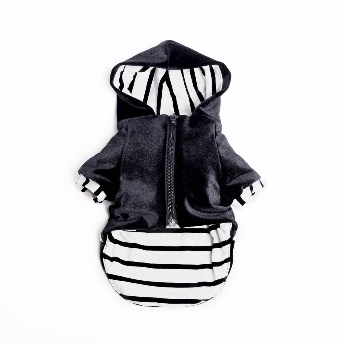 Hooded sweatshirt Pepa stripes