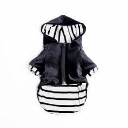 Sudadera capucha Pepa rayas