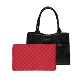Croco Jet Black 15.6"