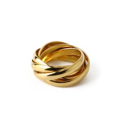 In elkaar grijpende Russische Ring