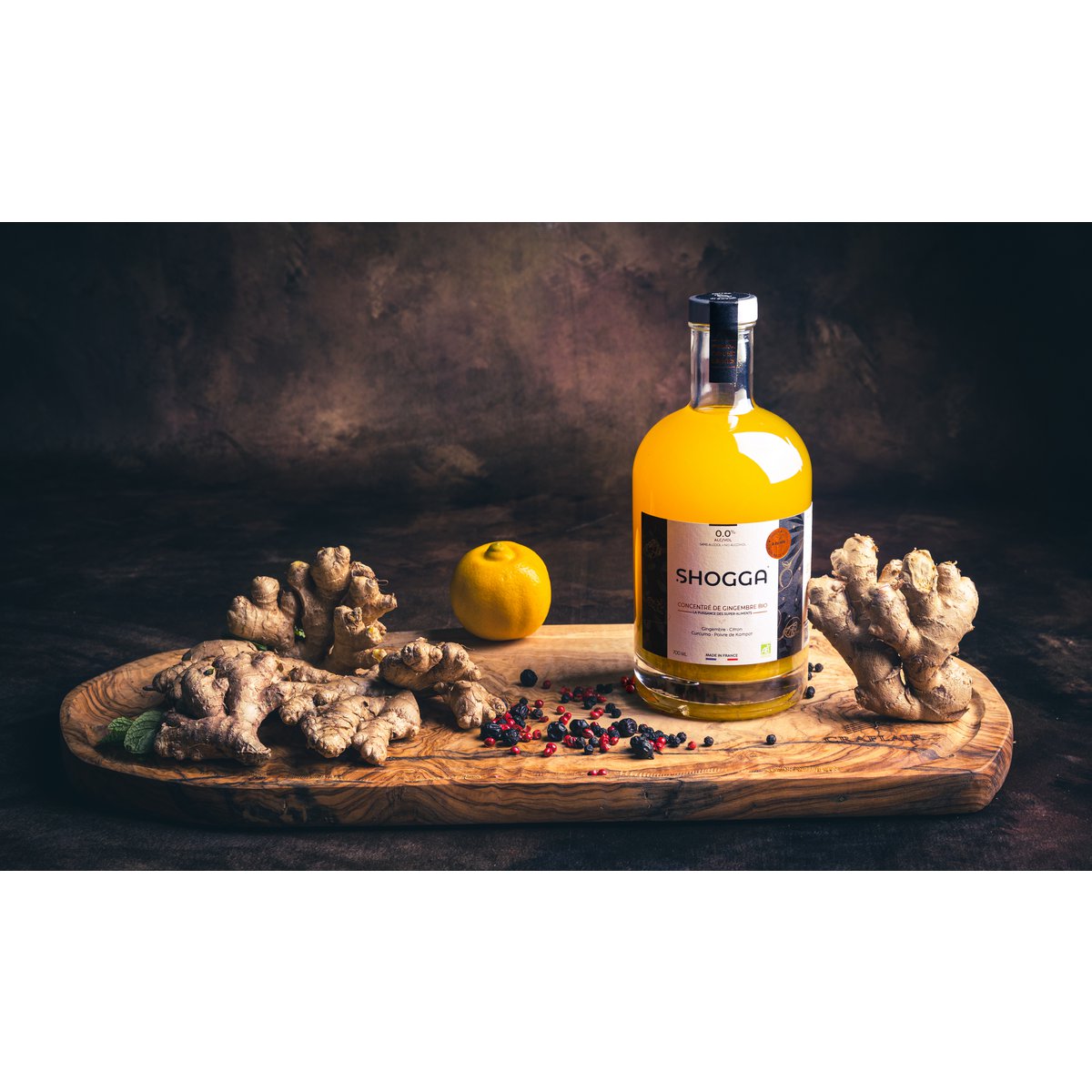 SHOGGA (500 ml) – ¡Bebida de jengibre premium orgánica y francesa!