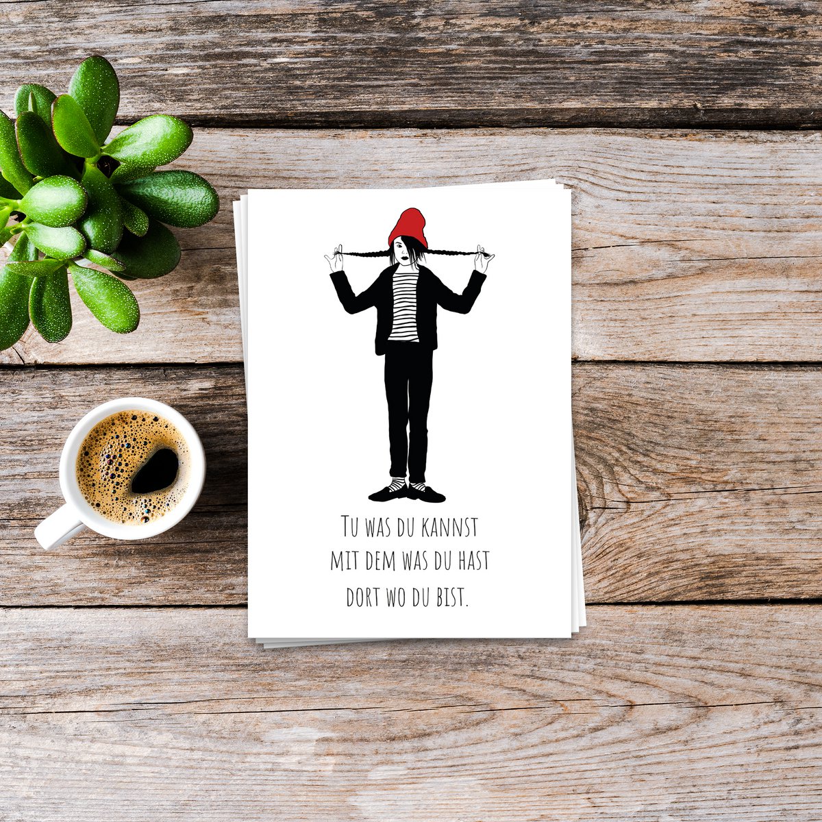 Faire ce que vous pouvez - carte postale 10