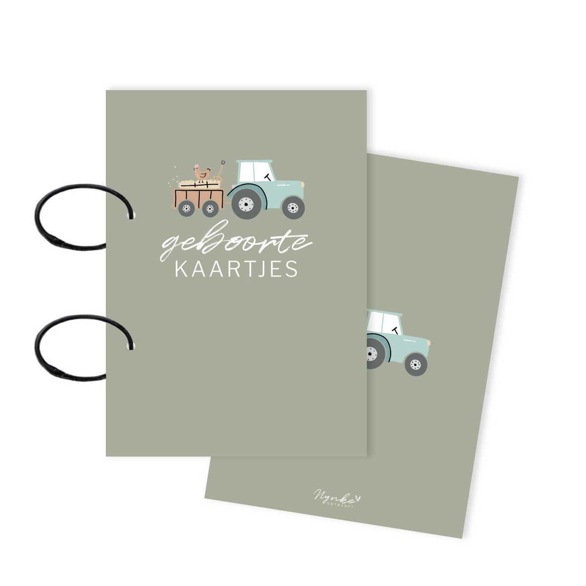 Save Bundle | Birth announcements | Tractor