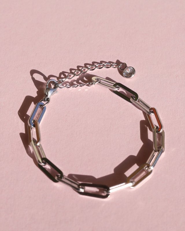 Beata - Box Chain Link Armbånd
