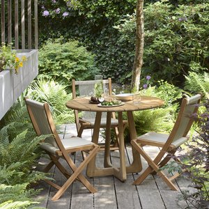Verano teak round garden table - Ø100 cm