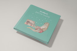 Libro educativo interattivo per bambini, cadeau d'anniversario, creazione su misura della valigia di piccola loutre