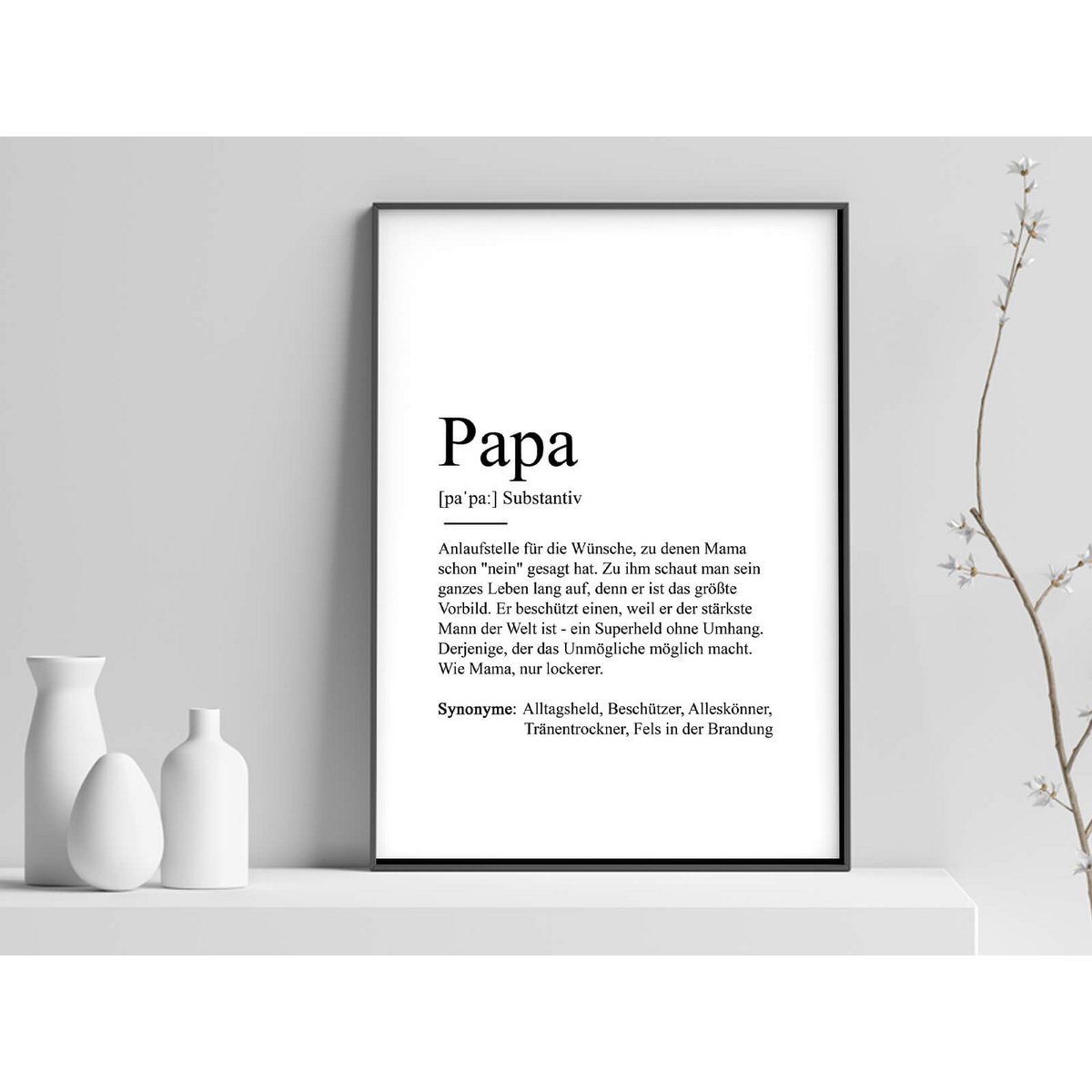 Definizione poster "papà".