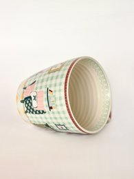 Stoneware Mug - Pastel Checks Interior, 300ml