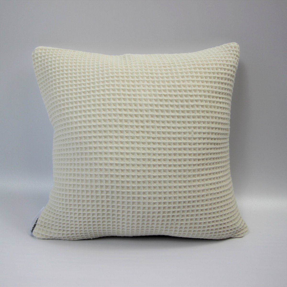 Stone pine cushion / decorative cushion waffle pique