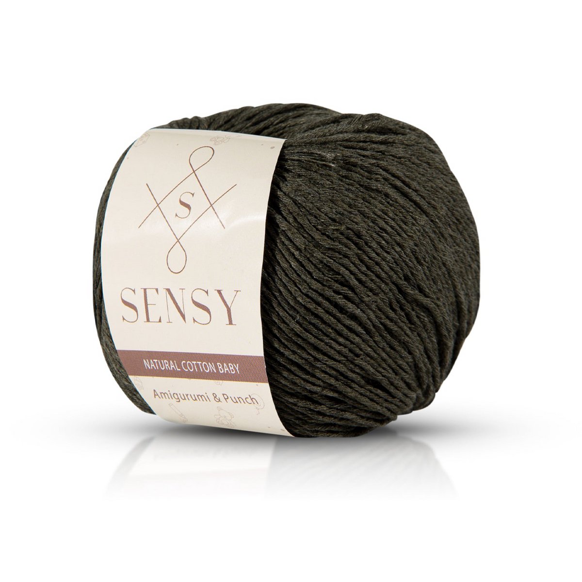 Sensy Premium Natural Baby Cotton 100% filato di cotone morbido per lavoro a maglia e uncinetto Amigurumi