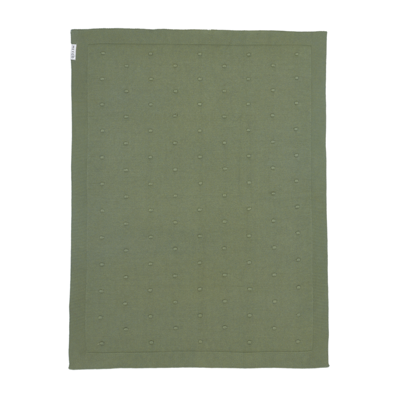Deken Mini Knots Forest Green