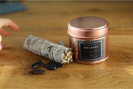 Tonka candle, sage and Musk small size
