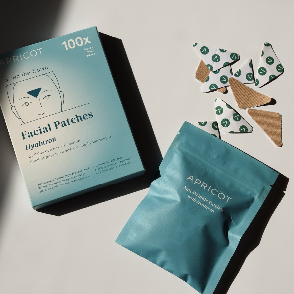APRICOT Cotton Facial Patches with Hyaluron